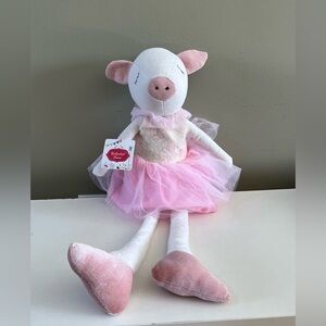 NWT Cottontail Lane Pig pink Shelf Sitter Nursery Decor Easter Spring Decoration